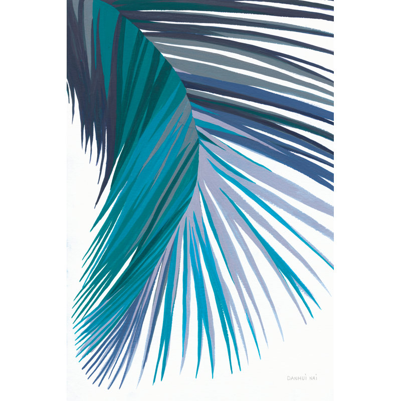 Retro Big Leaf II by Danhui Nai - Wrapped Canvas Print, 91cm H x 61cm W