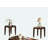 3PC Pack Coffee (Quantity Of 1) W/ End Table (Quantity Of 2) Set