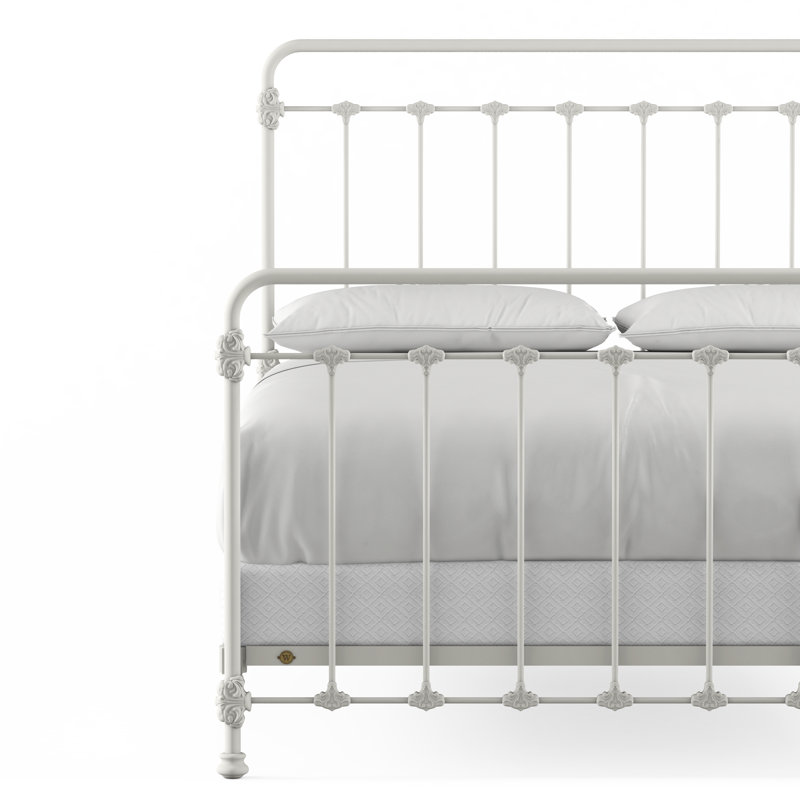 160 Picket Fence Bed | Complete Standard, Matte White, Full