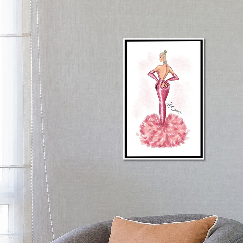 Print, 66.04 cm H x 45.72cm W x 4.445cm D, White