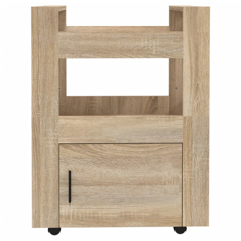 60 Cm Kitchen Trolley, Sonoma Oak