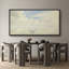 Ensoleillé, ciel bleu ensoleillé, nuages, images murales estivales relaxantes, impression numérique sur toile giclée sur toile-111652457-111652456