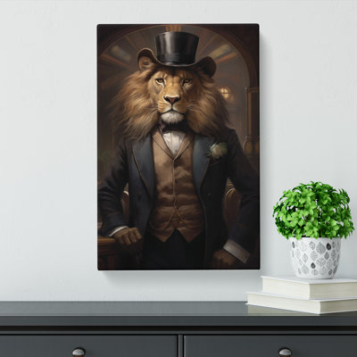 Lion Victorian No.2 - Single Picture Frame Print