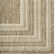 Nicole Miller New York Patio Country Layla Modern Border Indoor/Outdoor Area Rug, Taupe/Ivory