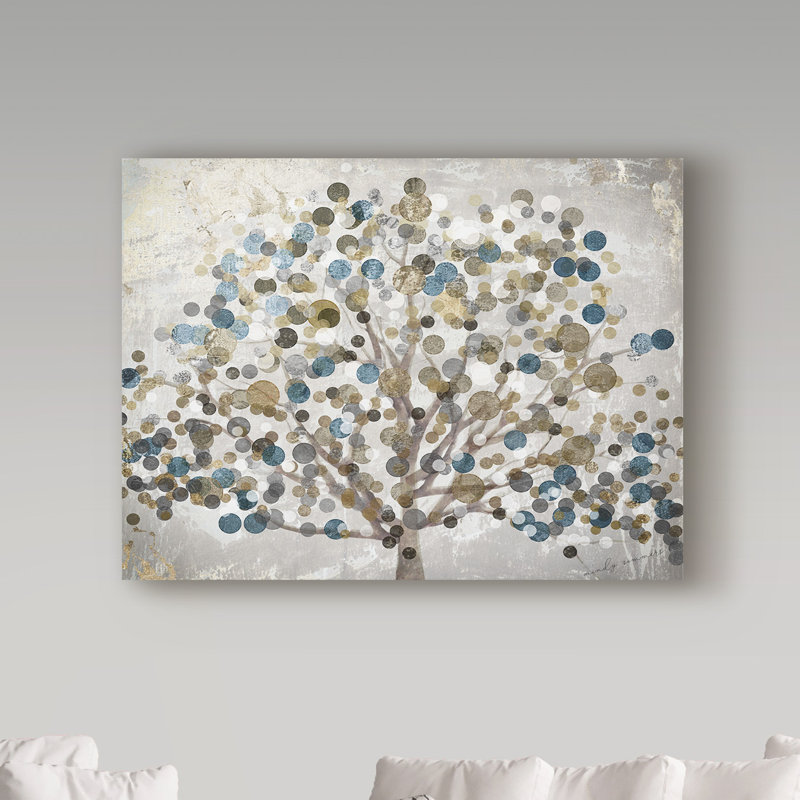 «Jadaya Bubble Tree» par Color Bakery, impression sur toile, H 35 po x l 47 po x P 2 po