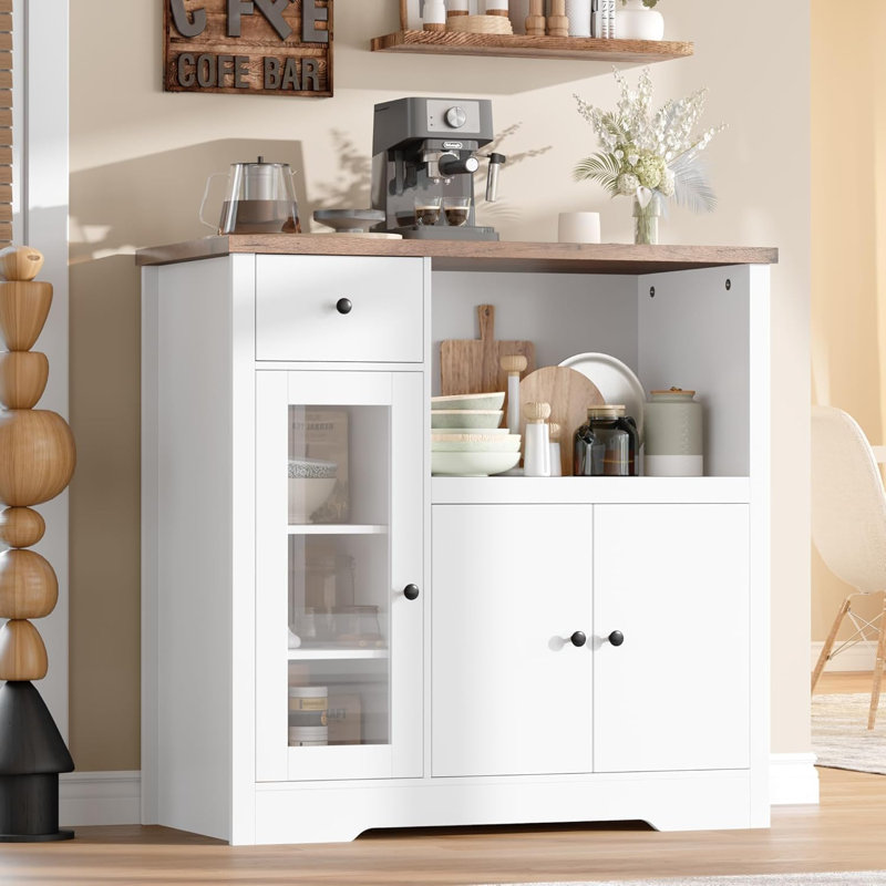 35cm Kitchen Pantry, White
