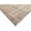 Tapis de couloir unique en laine noué à la main de style années 1960 de 4 pi 10 po x 10 pi 2 po brun / crème