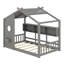 Structure de lit en bois avec toit et tablette de rangement-1548791340-1548791339