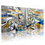 Ensemble de 3 reproductions d'art mural sur toile avec villes et pays-644084883
