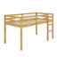 Lit mezzanine en bois avec échelle-426432108