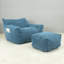 Fauteuil à billes en velours côtelé Comforable-365111355