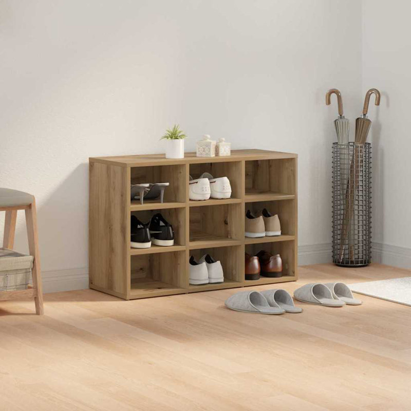 Shoe Cabinet, Artisan Oak
