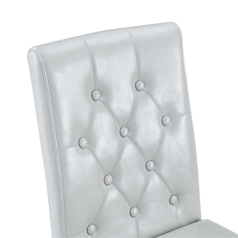 Ensemble de chaises de salle à manger ergonomiques avec stabilité réglable, Doré