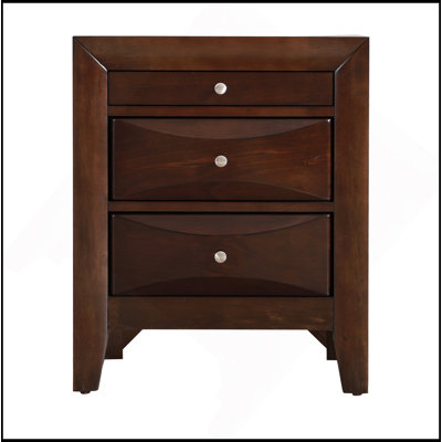 Sleek Nightstand With Storage