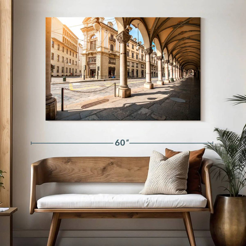 Central Street In Turin