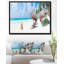 «Caribbean Beach Panorama», reproduction de photo sur toile tendue encadrée-26667668-73955740