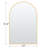 Treisha Metal Arch Mirror