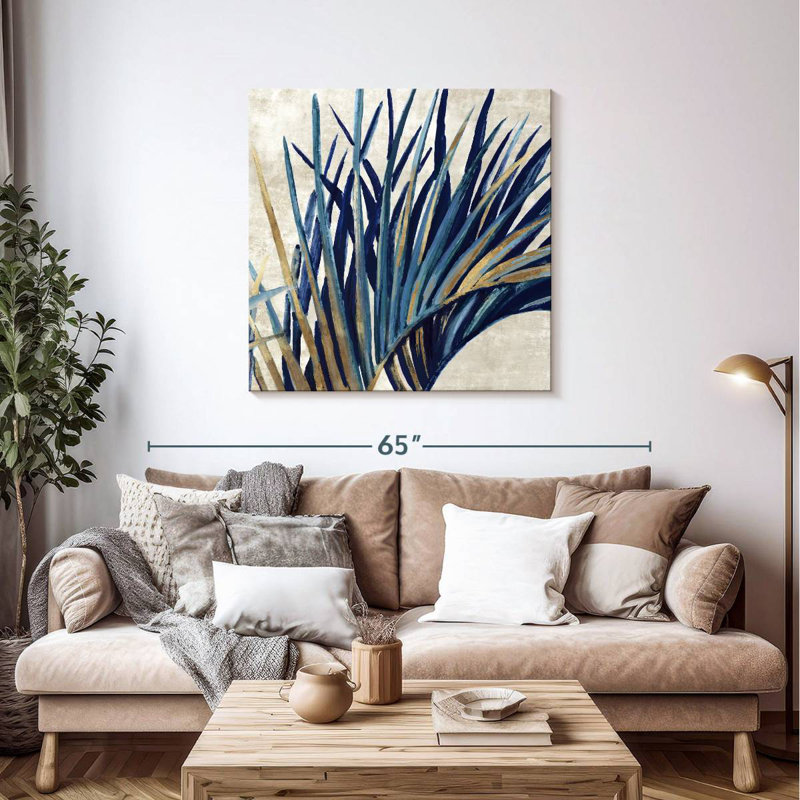 Harnek Easing Palm I, 39" H x 39" W
