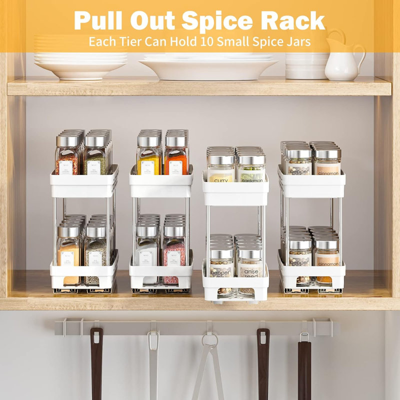 Radislav Pull Out Pantry, White