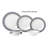 24 Piece Dinnerware Set-Bone China, Service for 4 by -Sapphire