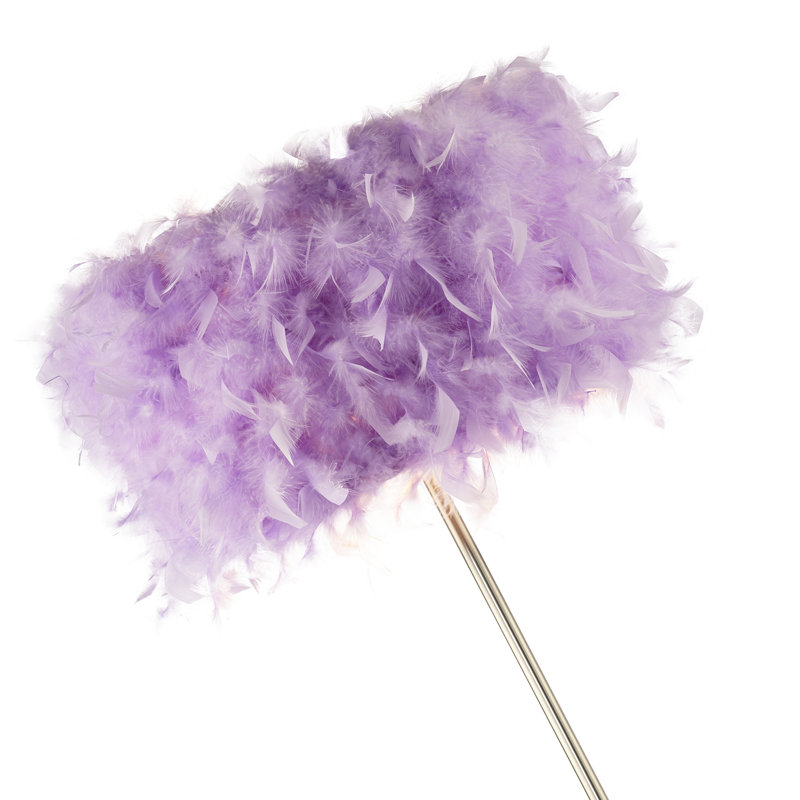 150cm Brushed Column Floor Lamp, Purple