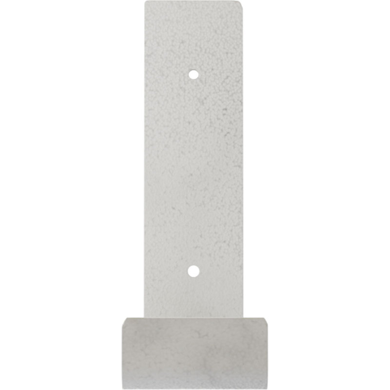 Support de tablette en acier, Blanc martelé, H 7 po x l 2 po x P 12 po