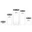 Kilner Fresh Storage Jar Pantry Set 1 x 0.5L, 1 x 1L, 1x 1.5L, 1 x 2L, 1x 3.5L