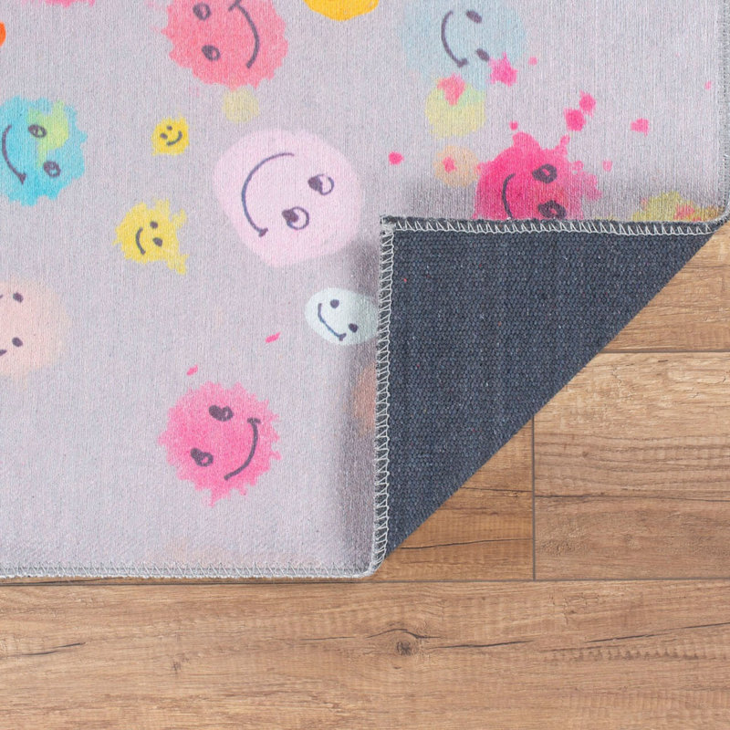 Premium 100% Polyester Area Rug, 6.9 x 10.2 ft | 1850 g/m², 0.2 in Pile Height | Recycled Poly Cotton Underside | Machine Washable at 30°C | Soft, Durable, Eco-Friendly Design for Modern Living Spaces
