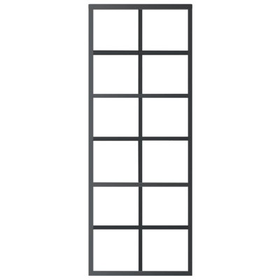 Vidaxl Sliding Door ESG Glass&Aluminium 102X205 Cm