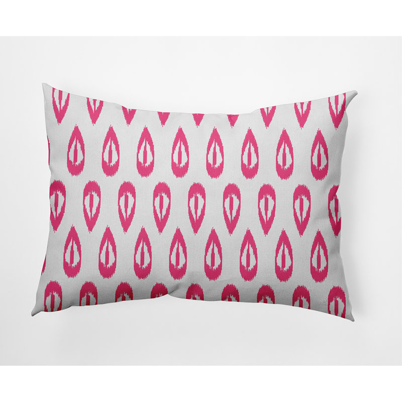  Tears Outdoor Rectangular Pillow Cover & Insert, Pink