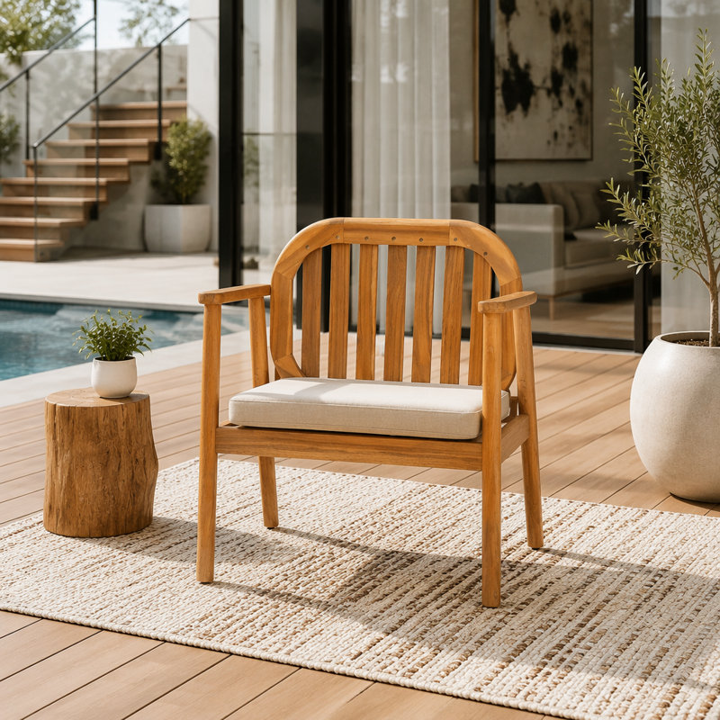 Fauteuil club avec coussin