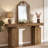 63-Inch Rustic Brown Console Table-1263930881