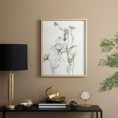 «Late Summer Wildflowers II», reproduction encadrée V30