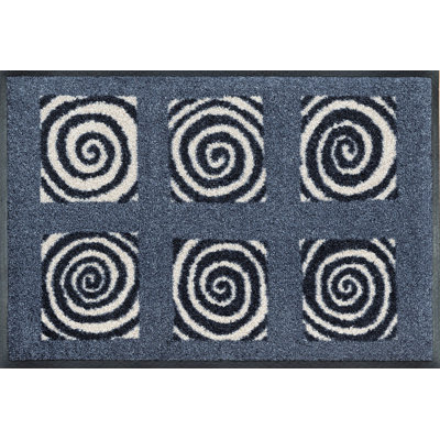 Non-Slip Striped and Polka Dots Doormat