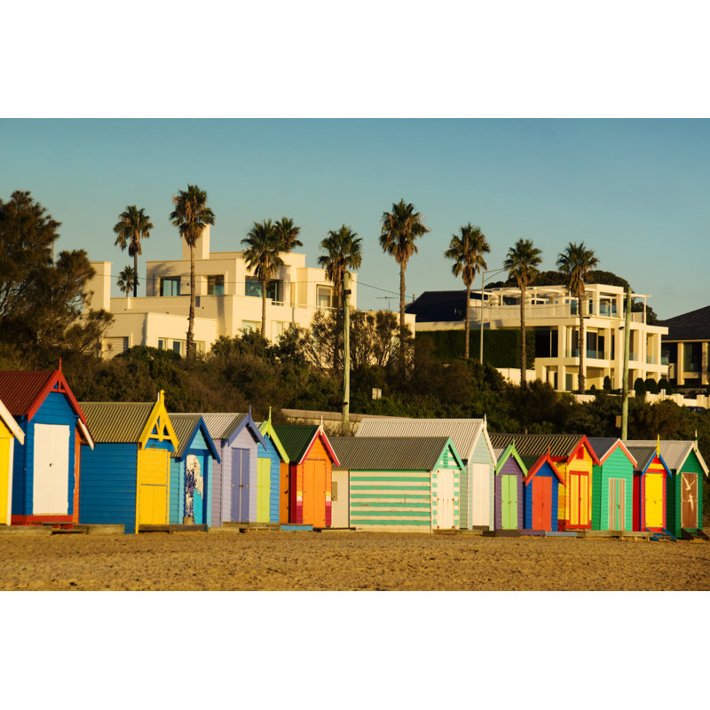 Plage de Brighton par Kokkai, H 24 po x l 36 po