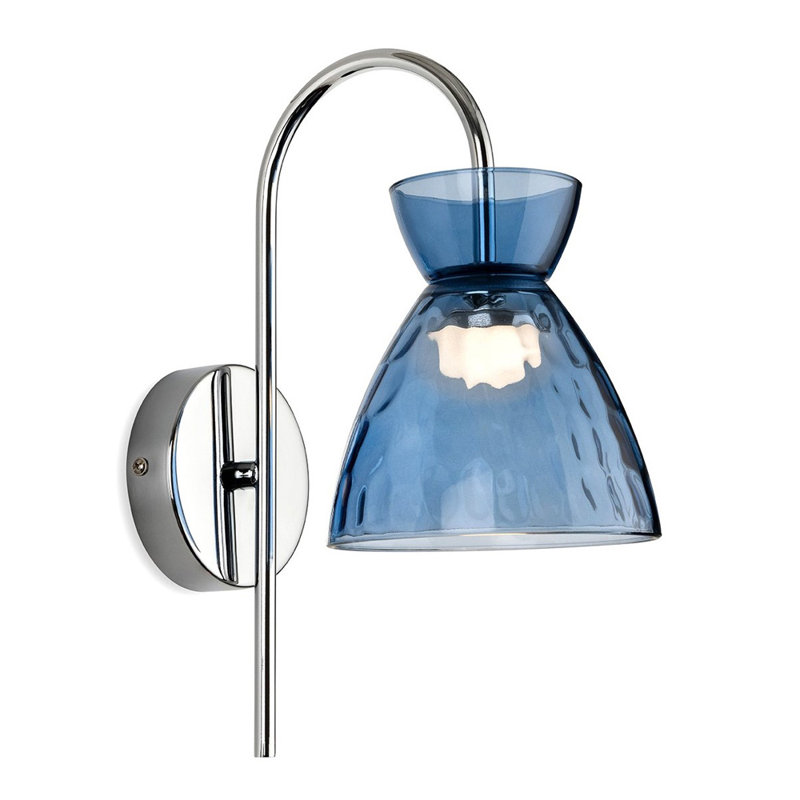 LED Armed Sconce, Blue