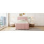 Lit plateforme simple tapissier en velours avec lit gigogne-1970284411