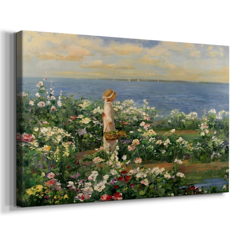 Paysage rétro - DLxxx, H 41 po x l 61 po x P 1,5 po, Toile tendue
