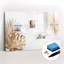 Magnetic Memo Board Whiteboard - 90 x 60 cm - With Marker and Magnets - Tropical leaves