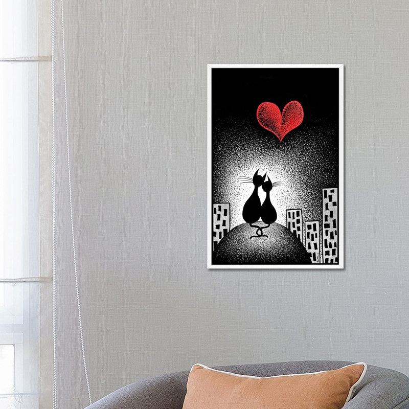 Faithfulness by Ben Heine - Print on Canvas, 66.04 cm H x 45.72 cm W, White Framed