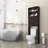 Keedyn 77" H Freestanding Over-the-Toilet Storage Rack and Cabinet-264302950