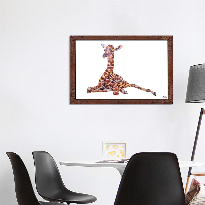 Clementine by Becksy - Wrapped Canvas Print, 101.6 cm H x 66.04 cm W, Brown Framed