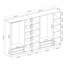 Nebras 6 Door Solid + Manufactured Wood Wardrobe