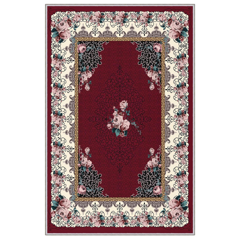Premium Hall Carpet (3.3 x 9.8 ft), 100% Polyester, 8 mm Pile Height | Antibacterial, Non-Slip PVC Dot Underside, 650 gr/m² | Machine Washable, 3D Digital Printing | Ideal for Living Room & Entryways, Durable & Stylish Design