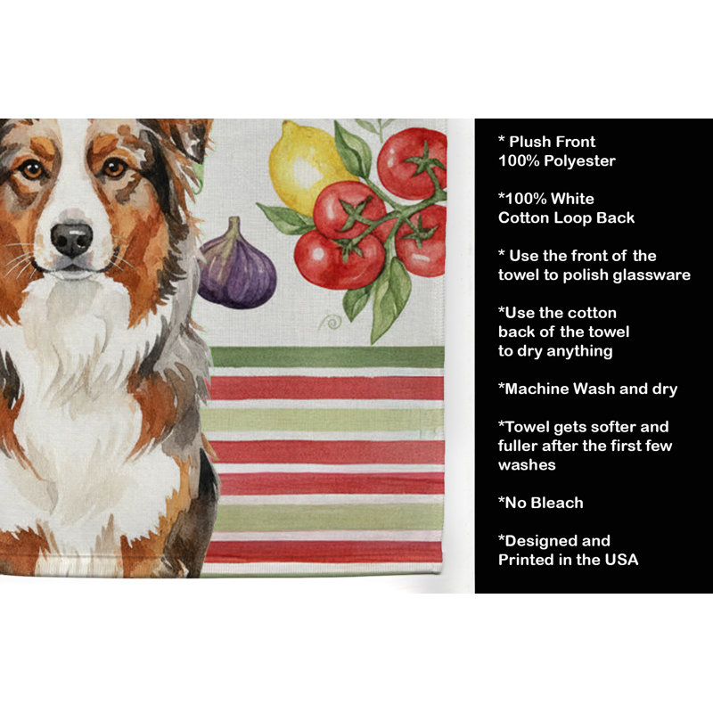 Serviette de cuisine Red Merle, Red Merle Australian Shepherd