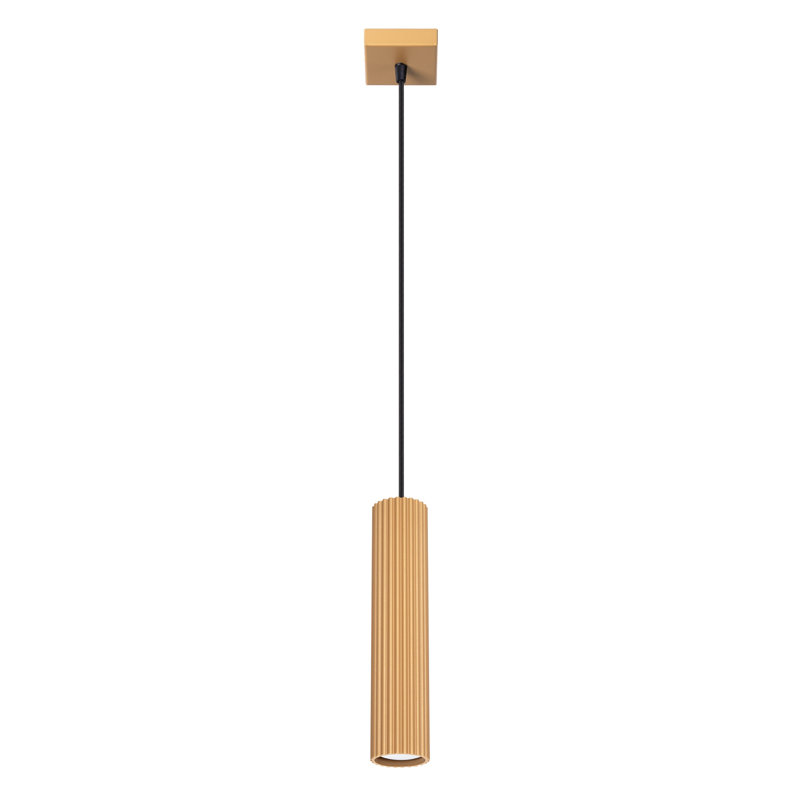 Bonina 1 - Light Brushed Nickel Pendant, Gold
