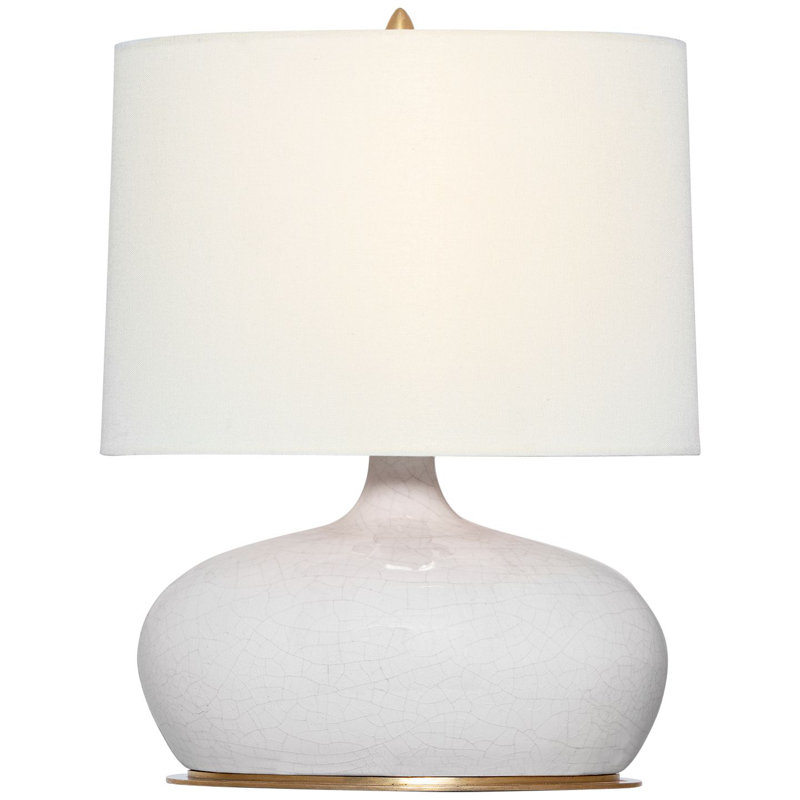 Olinda Table Lamp, Crackled Ivory
