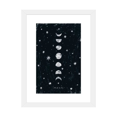 Phases de lune - impression d'art graphique