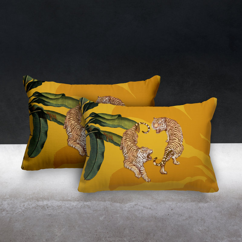  Coussin intérieur / extérieur Lumbar, Jaune