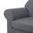 3 Piece Stretch Jacquard Couch Cover, Sofa Slipcover for 2 Cushion Couch, Machine Washable Furniture Protector(Loveseat, Light Gray)-1232154975